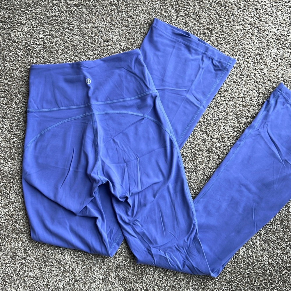 Lululemon high waisted flare align legging in purple